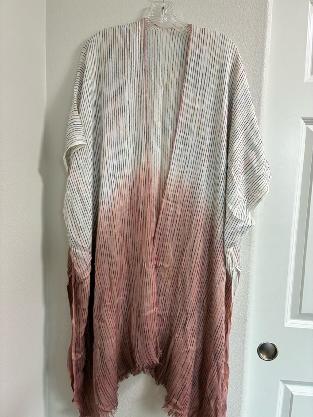 Rose Striped Kimono
